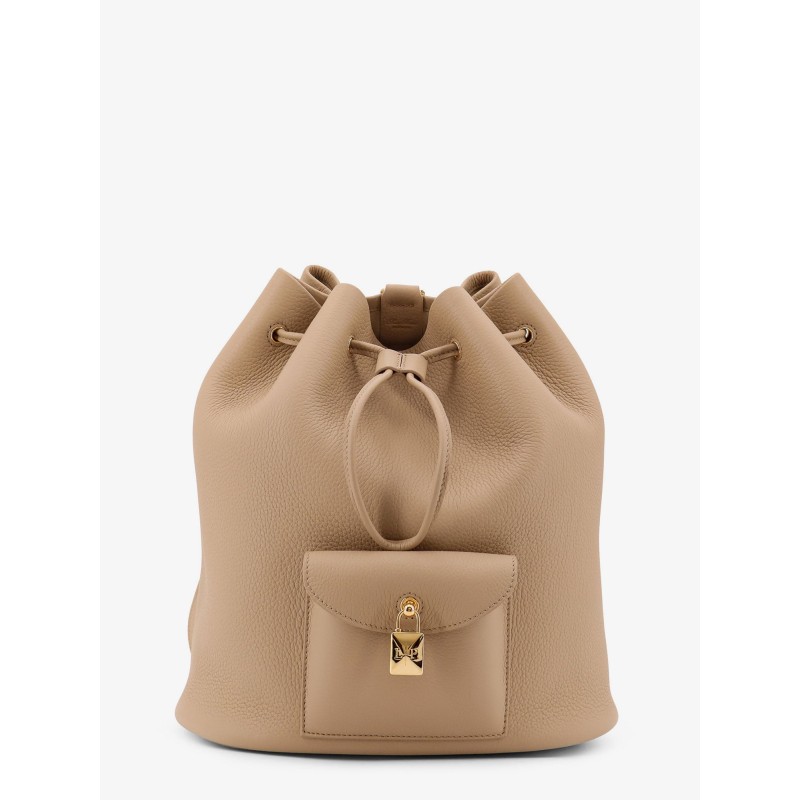 Extra Drawstring L27 leather backpack