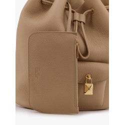 Extra Drawstring L27 leather backpack