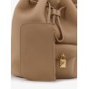 Extra Drawstring L27 leather backpack