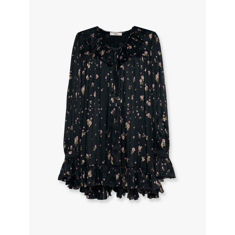 Silk short dress