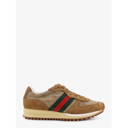 Re-Motion GG nylon and suede sneakers