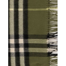 Giant Check cashmere scarf