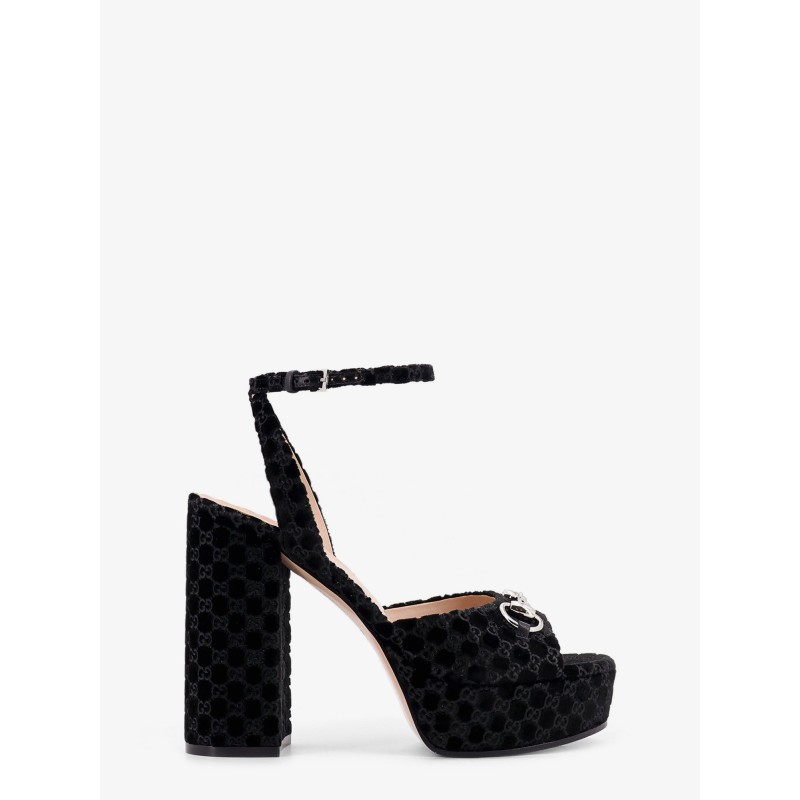 Wedge suede sandals