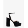Wedge suede sandals