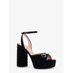 Wedge suede sandals