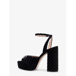 Wedge suede sandals