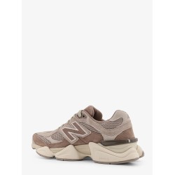 9060 mesh and suede low-top sneakers
