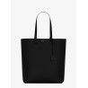 North/South leather tote bag