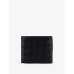 Leather wallet with Intrecciato motif