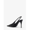 Babylone 90 Pum leather slingback pumps