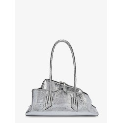 La Passeggiata Small laminated leather shoulder bag