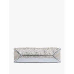 La Passeggiata Small laminated leather shoulder bag
