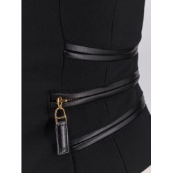 Blazer with pockets and zip