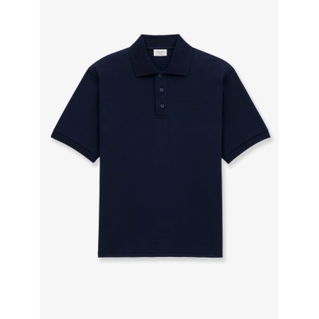 Recycled material polo shirt with Cassandre embroidery