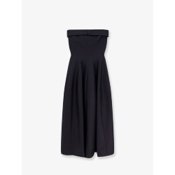 Wool and silk midi dress