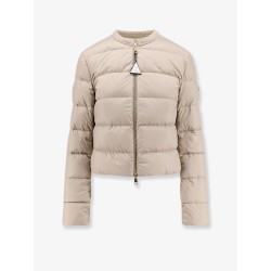 Mauvezin nylon down jacket with embroidered profiles