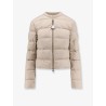 Mauvezin nylon down jacket with embroidered profiles