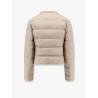 Mauvezin nylon down jacket with embroidered profiles