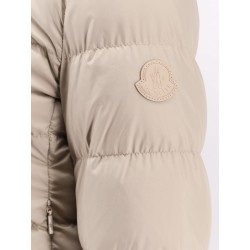 Mauvezin nylon down jacket with embroidered profiles