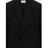 Double-breasted wool blazer