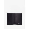 Triomphe coated canvas and leather bifold card holder