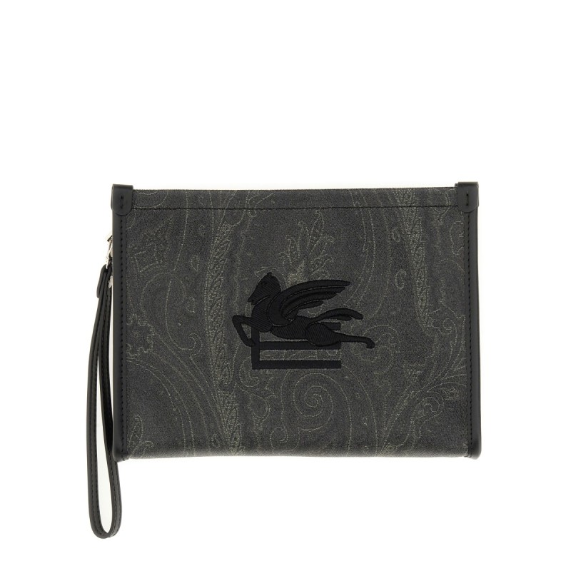 PAISLEY POUCH WITH PEGASUS