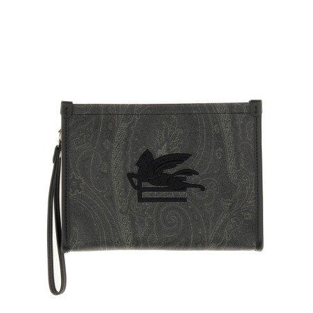 PAISLEY POUCH WITH PEGASUS