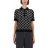 GG WOOL JACQUARD REVERSIBLE POLO SHIRT