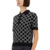 GG WOOL JACQUARD REVERSIBLE POLO SHIRT
