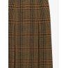 Prince of Wales certified virgin wool skirt