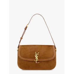 Solferino Medium suede shoulder bag