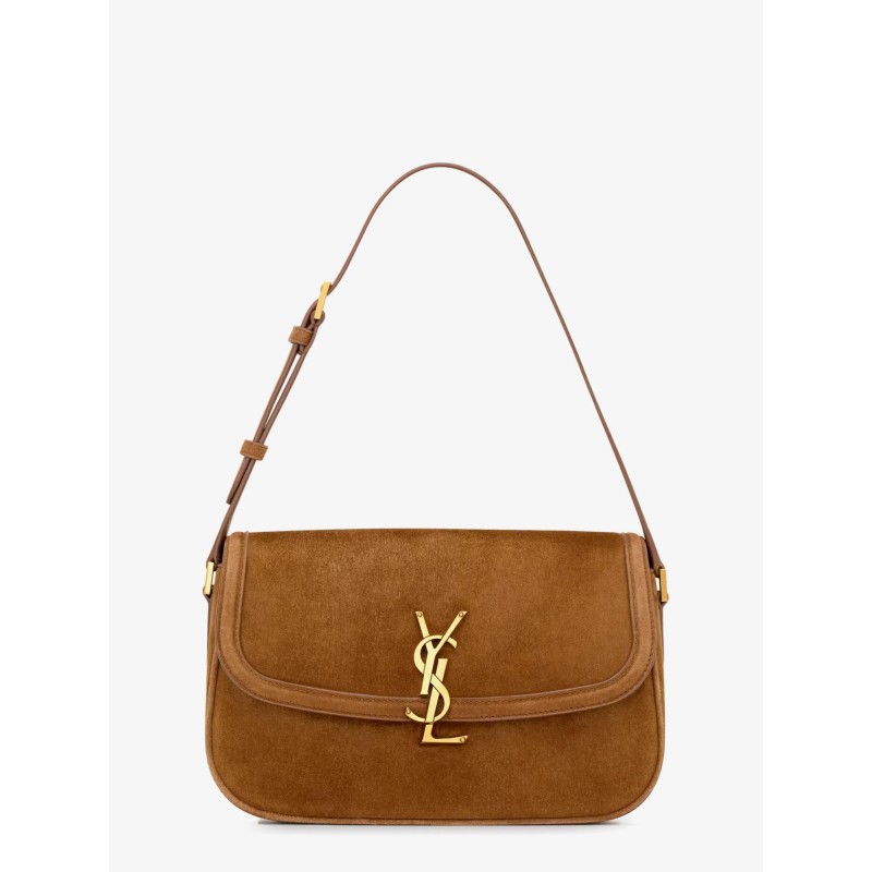 Solferino Medium suede shoulder bag