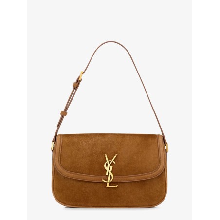 Solferino Medium suede shoulder bag