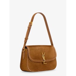 Solferino Medium suede shoulder bag