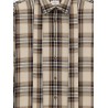 Cotton tartan lavallière shirt