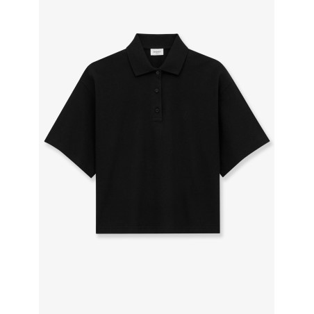 Cotton blend polo shirt