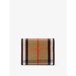 Highlands Compact wallet with leather inserts