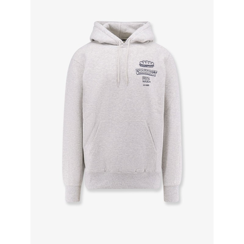 Hooded Sandwich cotton sweatshirt