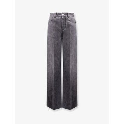 Black Washed Palazzo Denim Jeans