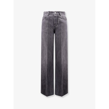 Black Washed Palazzo Denim Jeans