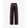 Denim trousers with lurex profile