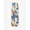 Patchwork silk trousers