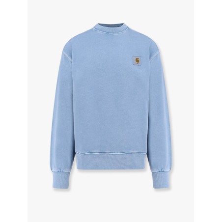 Cotton sweatshirt with washed out effect