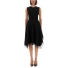 ASYMMETRICAL DRESS WITH LACE DETAILING