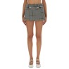 HOUNDSTOOTH SKIRT-PANTS