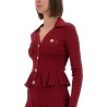 PERFORATED KNIT DRESS