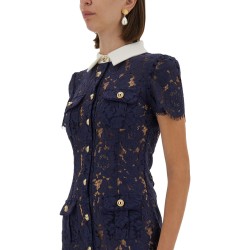 LACE MIDI DRESS