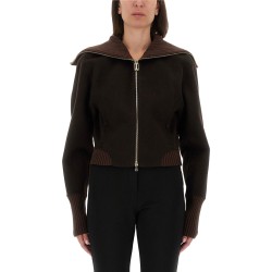 ZIPPERED WOOL JACKET