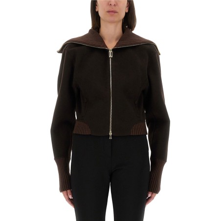ZIPPERED WOOL JACKET
