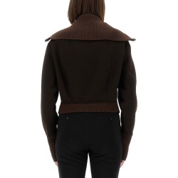 ZIPPERED WOOL JACKET